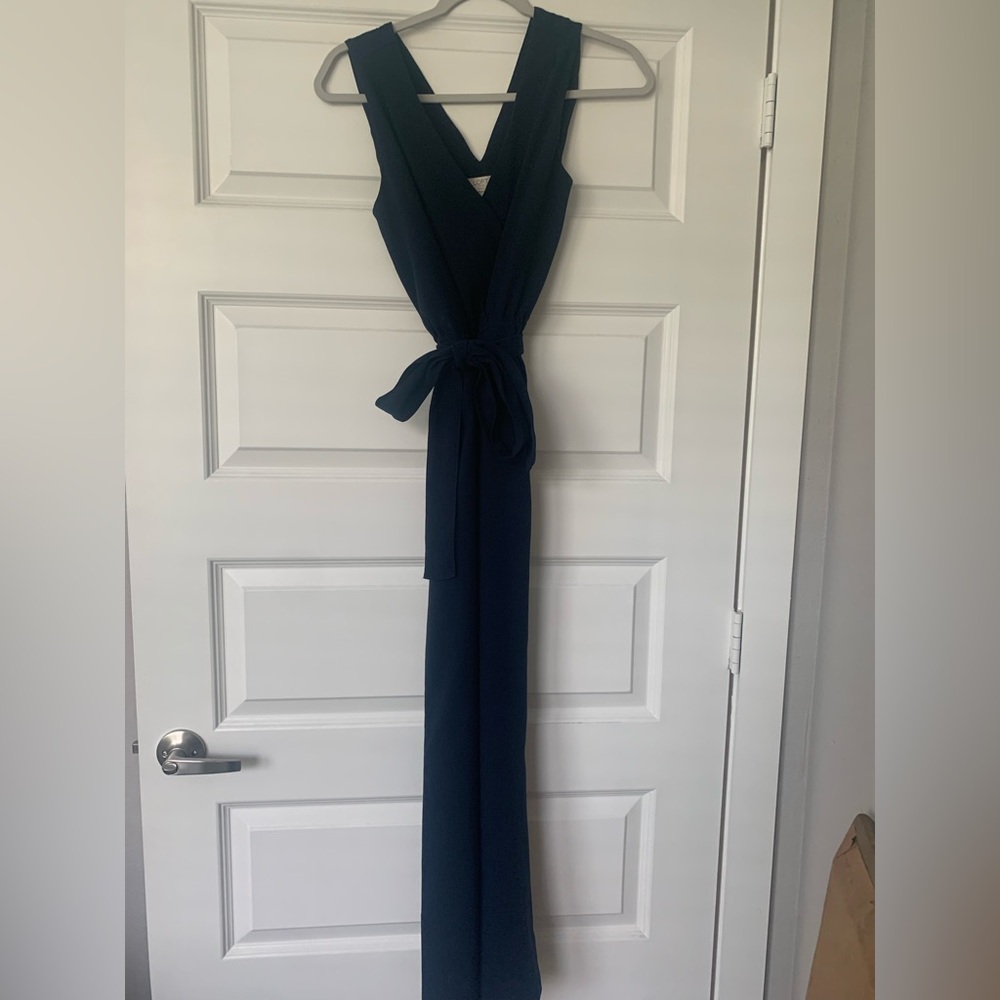 LOFT Dark Blue Petite Jumpsuit